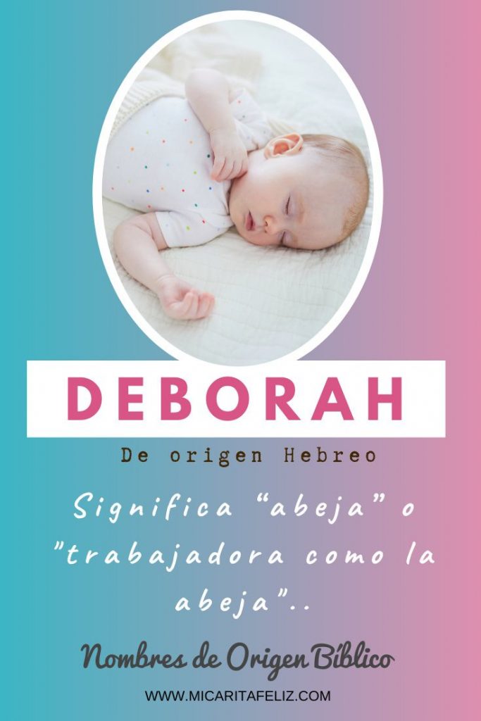 Significado de Deborah en la biblia- Nombres de origen Cristiano para ninas
#nombrescristianos