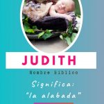 significado de judith nombre de niña