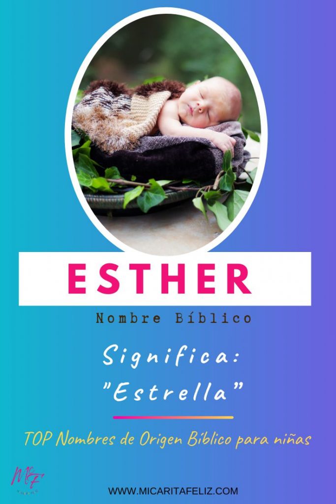 significado del nombre esther y personalidad.