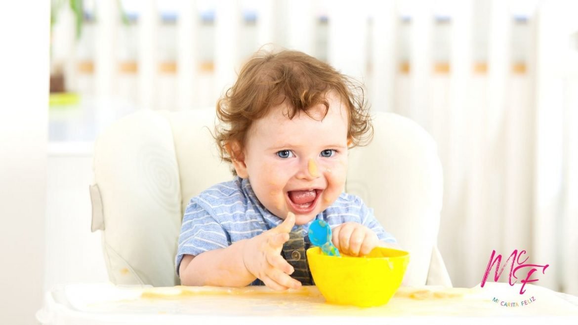 cuando mi bebe podra comer solo