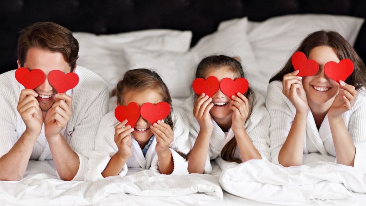 celebrar san valentin en familia