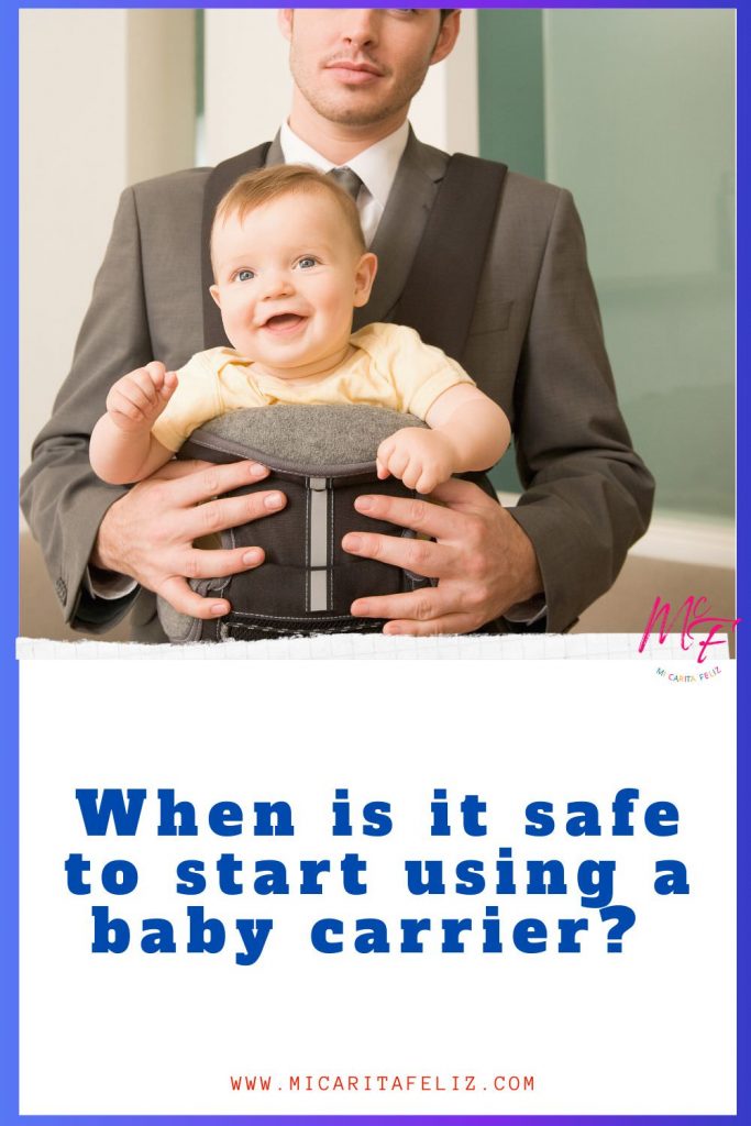 when is safe to start using a baby carrier