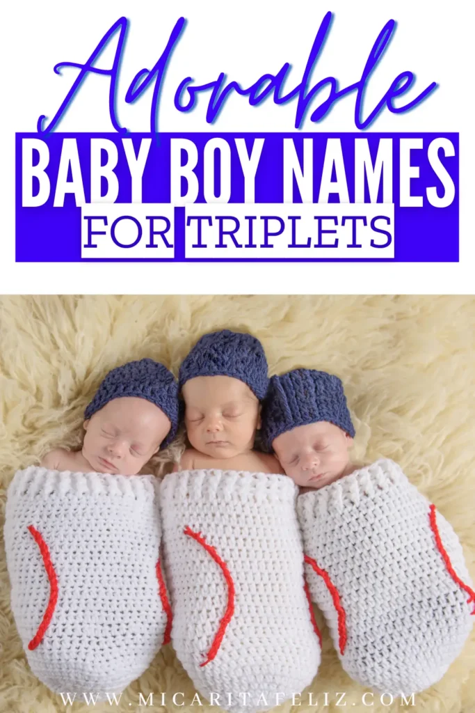 triplet boy names