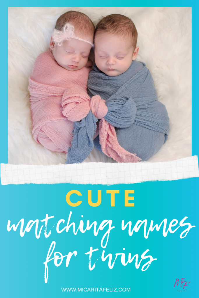 matching names for twins #twins