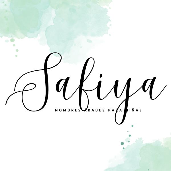 Safiya nombre arabe moderno para ninas