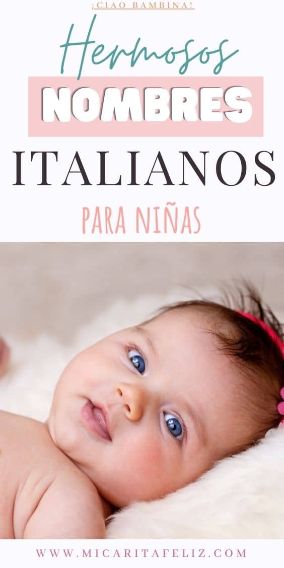 pulmón comer Escudriñar ▷ Nombres Italianos Para Niñas Y Niños - ¡Los Más Bellos!