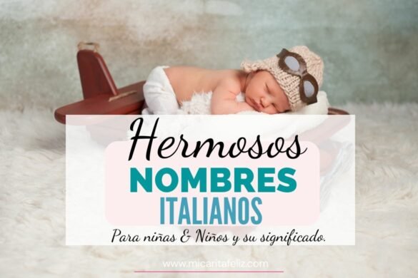 Nombres Italianos Para niñas y niños