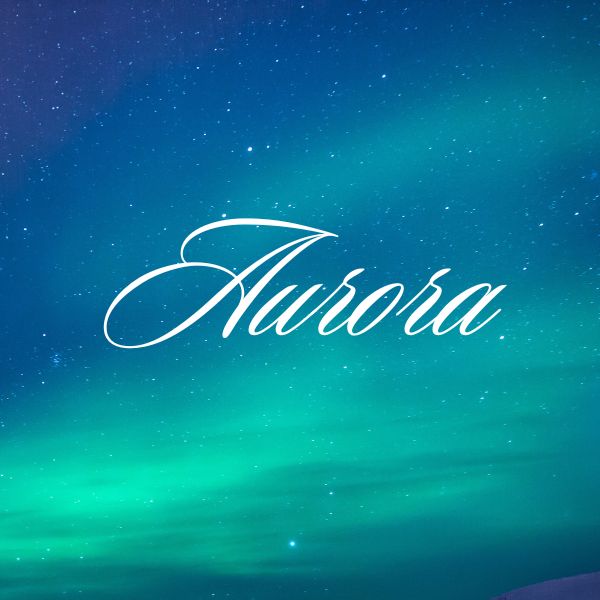 Aurora nombre para ninas inspirados en los colores
