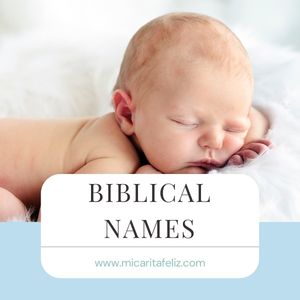 Biblical baby names