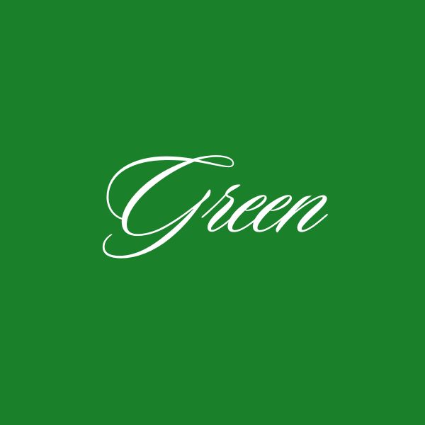 Nombre Color Green en ingles