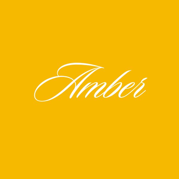 Nombre inspirado en el color Amber