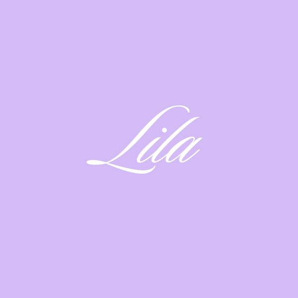 Nombre lila inspirado en el color Lila