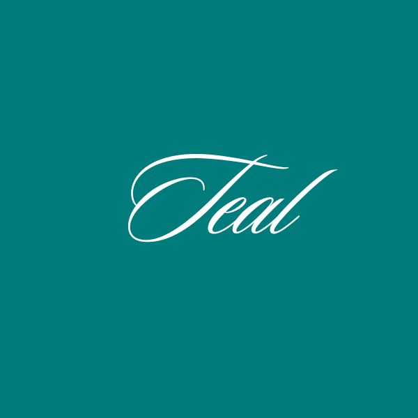 Teal a unisex name inspired by colors