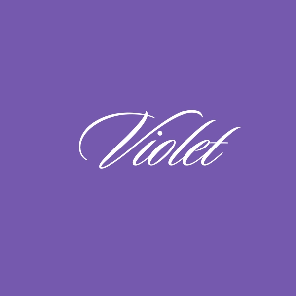 violet color name for girl
